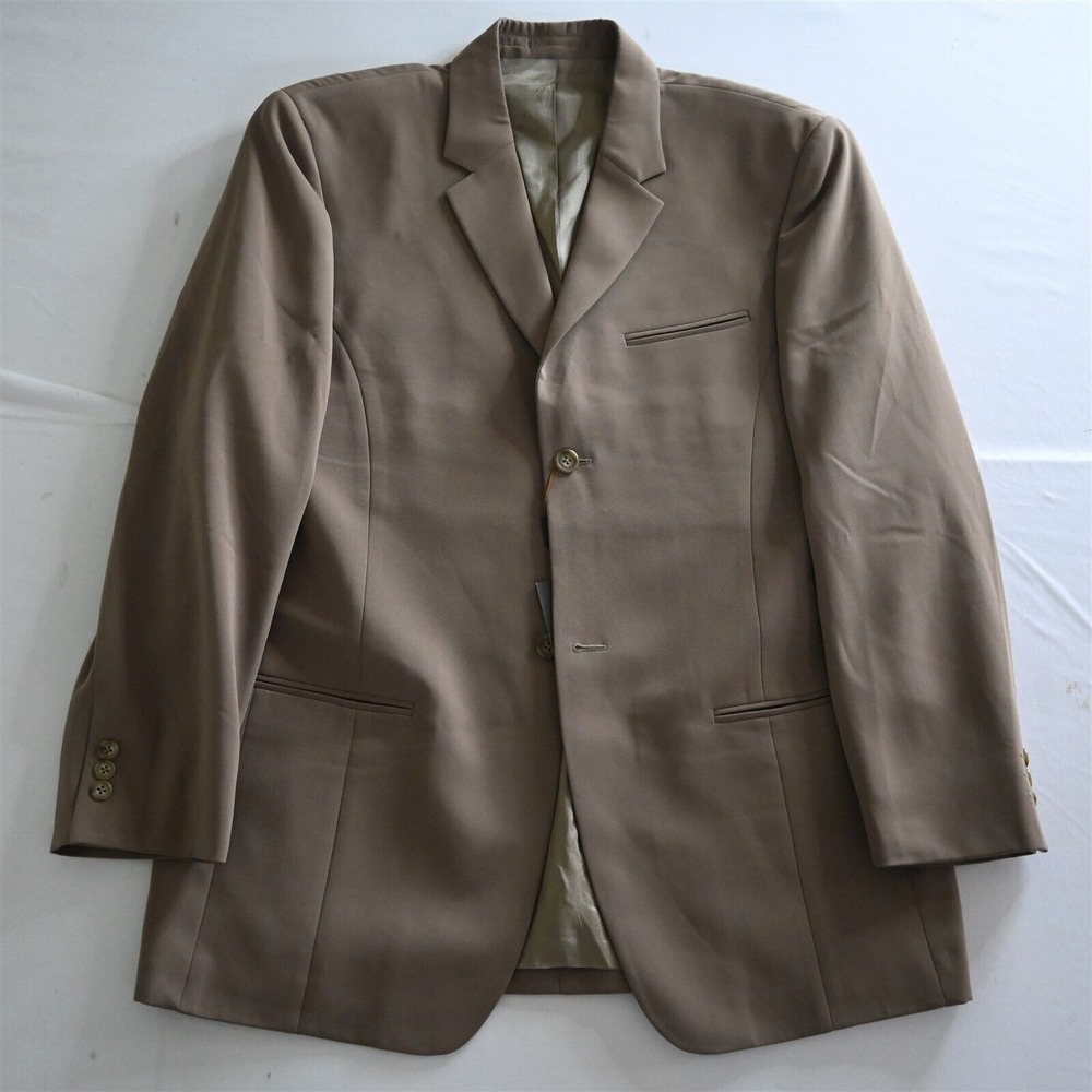 NEW Deadstock Axis Large L Walnut Brown Old Money Y2K Blazer‎ Sport Coat